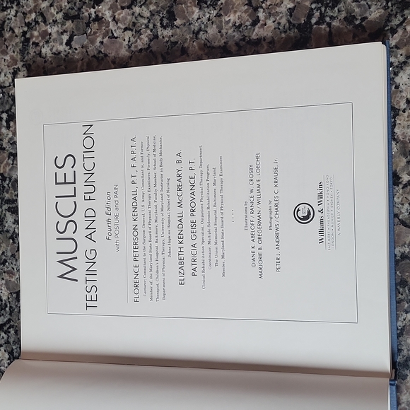 Muscles Testing and Function with Posture and Pain Fourth Edition 1993 Kendall, - Picture 2 of 9